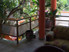 La Rana outdoor sitting area